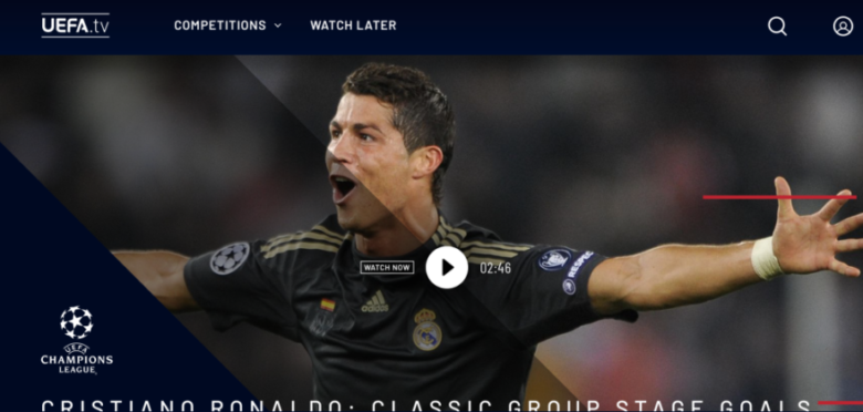 Uefa Tvのアカウント作成方法 登録 視聴方法 Cl無料視聴 サッカーグラフィック小僧